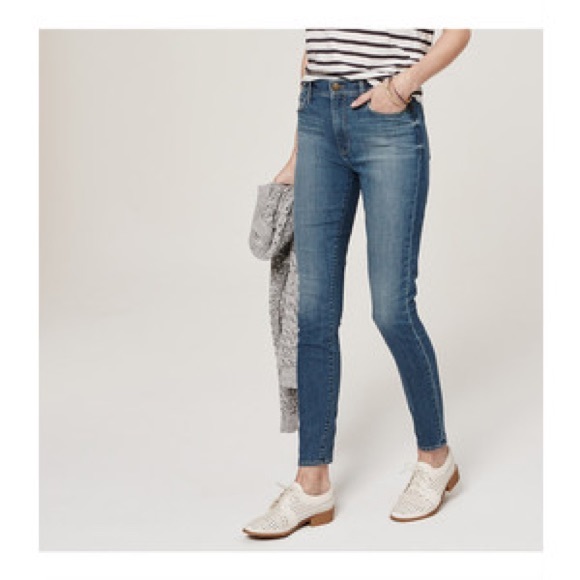 modern skinny crop loft